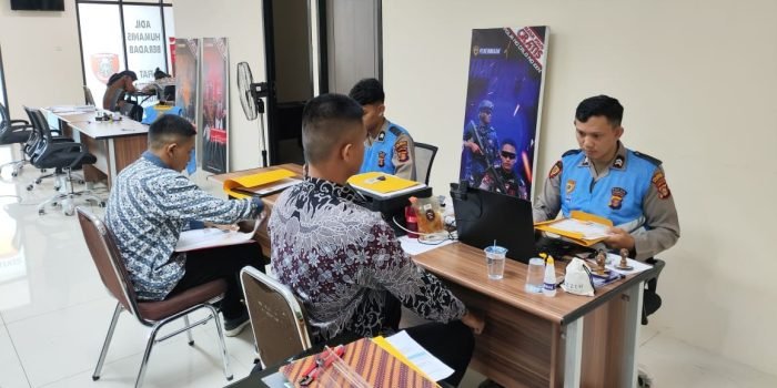 Sebanyak 552 Calon Anggota Polri Jalani Pemeriksaan Administrasi di Polresta Balikpapan