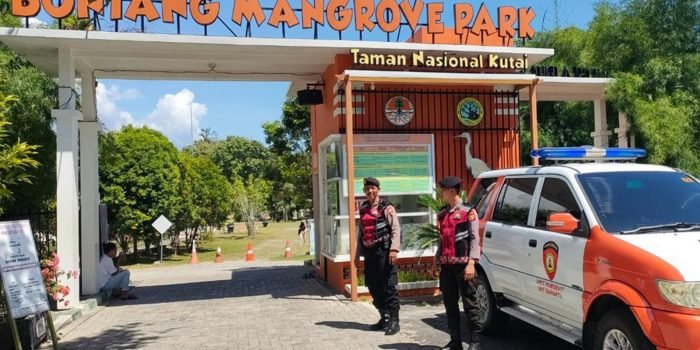 Polres Bontang Tingkatkan Patroli Tempat Wisata pada Lebaran Ke 3