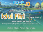 RDMP JO Balikpapan mengucapkan Selamat Hari Raya Idul Fitri 1 Syawal 1445 H. Foto: BorneoFlash/HO-RDMP JO BPN