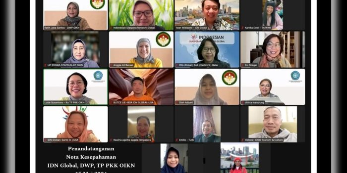 Dharma Wanita dan TP PKK OIKN Jalin Kerjasama di Berbagai Bidang dengan IDN-Global