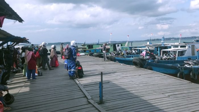 Dermaga Kapal Kelotok di Penajam Paser Utara. Foto: HO/Diskominfo PPU