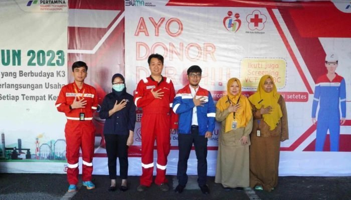 PT KPI Unit Balikpapan Gelar Kegiatan Donor Darah dan Pemeriksaan VCT & Screening TBC bagi Pekerja dan Mitra Kerja di On Site Clinic. Foto: HO/PT KPI Unit Balikpapan