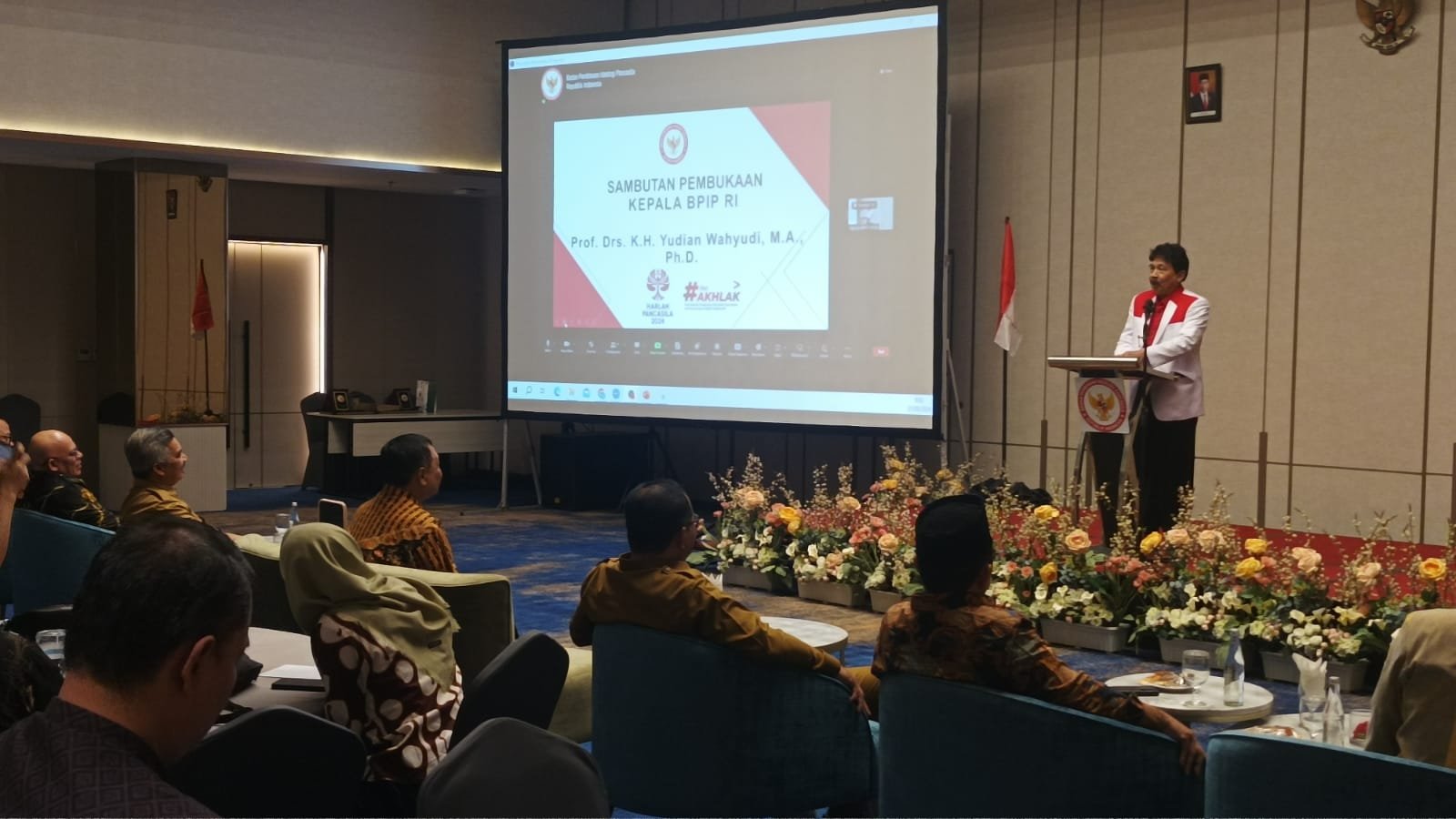 Kepala Badan Pengembangan Ideologi Pancasila (BPIP) Republik Indonesia, Prof. Drs K.H Yudian Wahyudi Kepala Badan Pengembangan Ideologi Pancasila (BPIP) Republik Indonesia, Prof. Drs K.H Yudian Wahyudi, M.A.,Ph.D, . Foto: BorneoFlash/Niken Sulastri