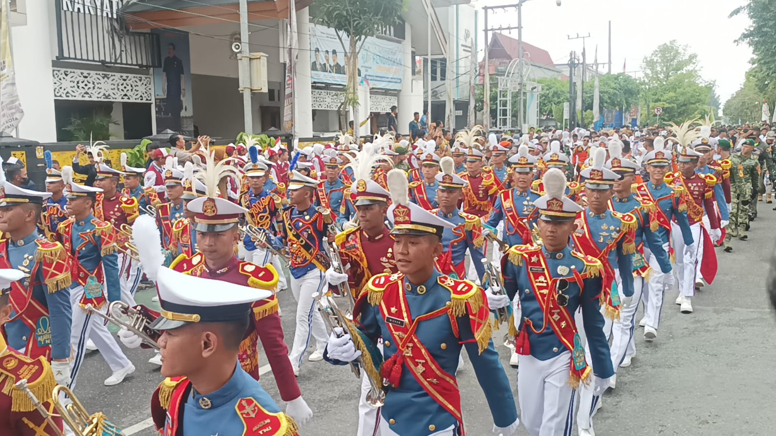 Kirab Latsitardanus XLIV Tahun 2024, Ribuan Taruna Taruni Berjalan Kaki 