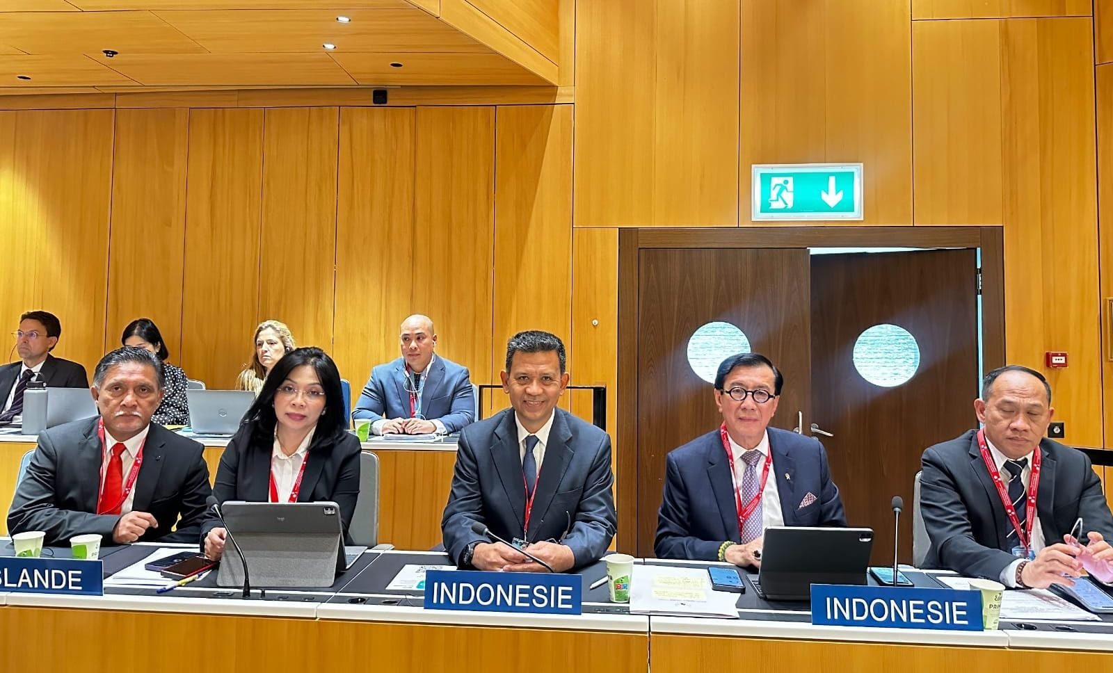 Menkumham RI Yasonna H. Laoly memimpin delegasi RI menghadiri Diplomatic Conference to Conclude an International Legal Instrument relating to Intellectual Property, GRATK yang diselenggarakan di Kantor WIPO di Jenewa, Swiss, pada 13 s.d. 24 Mei 2024. Foto: BorneoFlash/IST