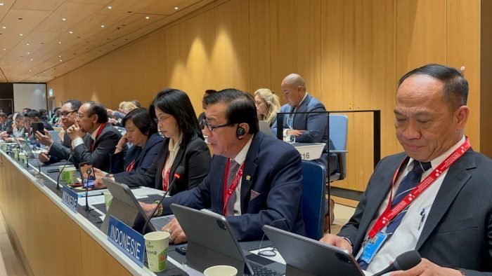 Menkumham RI Yasonna H. Laoly memimpin delegasi RI menghadiri Diplomatic Conference to Conclude an International Legal Instrument relating to Intellectual Property, GRATK yang diselenggarakan di Kantor WIPO di Jenewa, Swiss, pada 13 s.d. 24 Mei 2024. Foto: BorneoFlash/IST