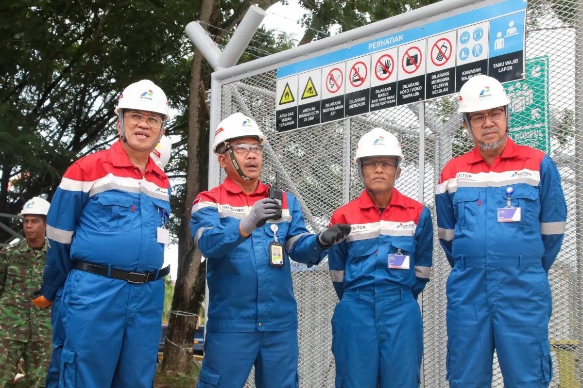 Kunjungan PT Trans-Pacific Petrochemical Indotama (TPPI)  Ke PT Kilang Pertamina Balikpapan (KPB) Untuk mengetahui konfigurasi serta keseimbangan bahan dalam proses produksi paska proyek RDMP RU V Balikpapan. Foto: HO/PT KPB