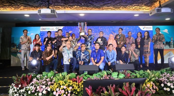 PT Pertamina Hulu Indonesia (PHI) meraih kategori Best of The Best Optimus Award 2023 dari PT Pertamina Hulu Energi (PHE) selaku Subholding Upstream Pertamina. Foto: HO/PHI