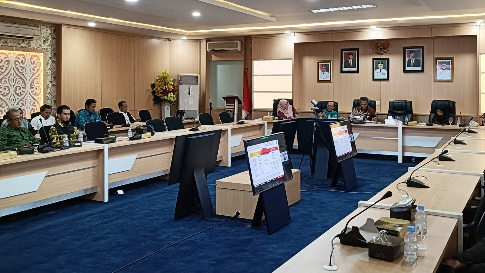 Rapat Koordinasi Nasional Pengawasan Intern (Rakornas Wasin) 2024 secara virtual di Ruang Rapat Sadurengas, Sekretariat Pemkab Paser, Rabu (22/5/2024). Foto: HO/Media Center Paser