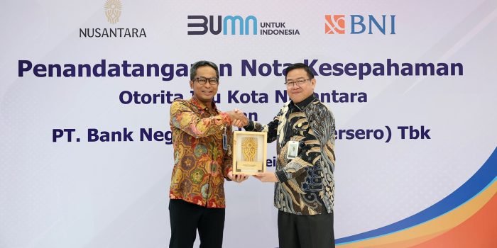 Kerja Sama Otorita IKN dengan BNI, Teken MoU dalam Bidang Penyediaan dan Pemanfaatan Produk Layanan Jasa Perbankan