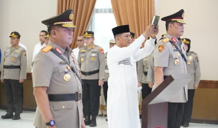 Wakapolda Kaltim resmi dijabat oleh Brigjen Pol Djati Wiyoto Abdhy, S.I.K, upacara pelantikan dilaksanakan di Ruang Mahakam Polda Kaltim, Selasa (14/5/2024). Foto: HO/Humas Polda Kaltim
