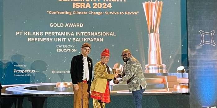Kilang Pertamina Unit Balikpapan Sabet Penghargaan ISRA