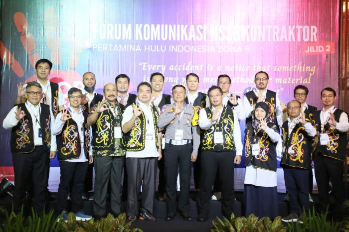 Forum Komunikasi Health, Safety, Security, and Environment (HSSE) Tahun 2024 bersama Mitra Perusahaan di Ballroom Novotel Hotel Balikpapan pada Selasa (21/05/2024). Foto: HO/PT PHI