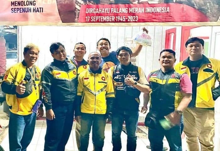 Hari Donor Darah Sedunia Pengemudi Maxim di Sangatta lakukan kegiatan donor darah, di Kantor PMI Cabang Kutai Timur Provinsi Kalimantan Timur. Foto: HO/Maxim