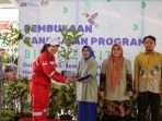 PT Kilang Pertamina Balikpapan (KPB) meluncurkan Program Biodiversity di Kantor Desa Girimukti, Kabupaten Penajam Paser Utara (PPU), Jumat (28/06/2024) pagi. Foto: HO/PT KPB