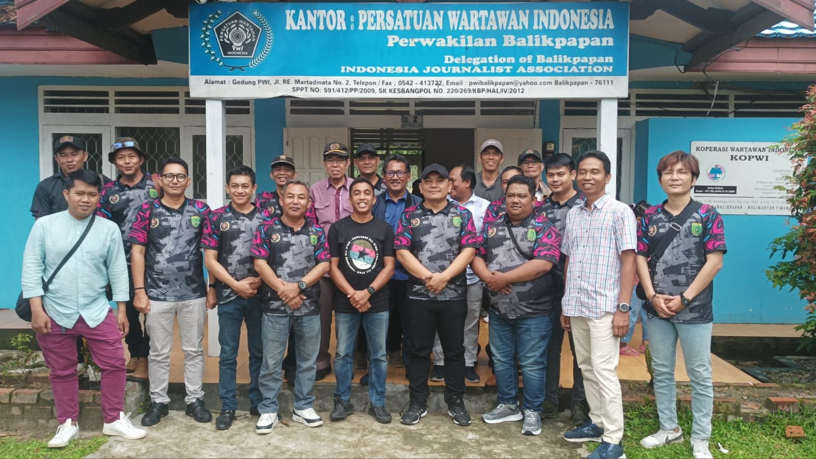 PWI Balikpapan Terima Kunjungan PWI Barito Selatan