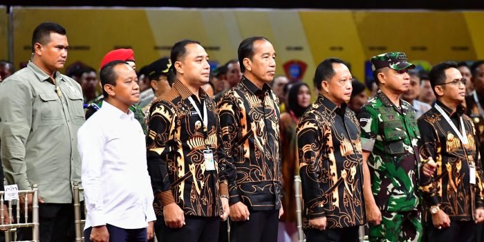 Rapat Kerja Nasional (Rakernas) Asosiasi Pemerintah Kota Seluruh Indonesia (Apeksi) XVII Tahun 2024, di Balikpapan Sport and Convention Center (BSCC)/DOME Kota Balikpapan, pada Selasa (4/6/2024). Foto: BorneoFlash/Ist