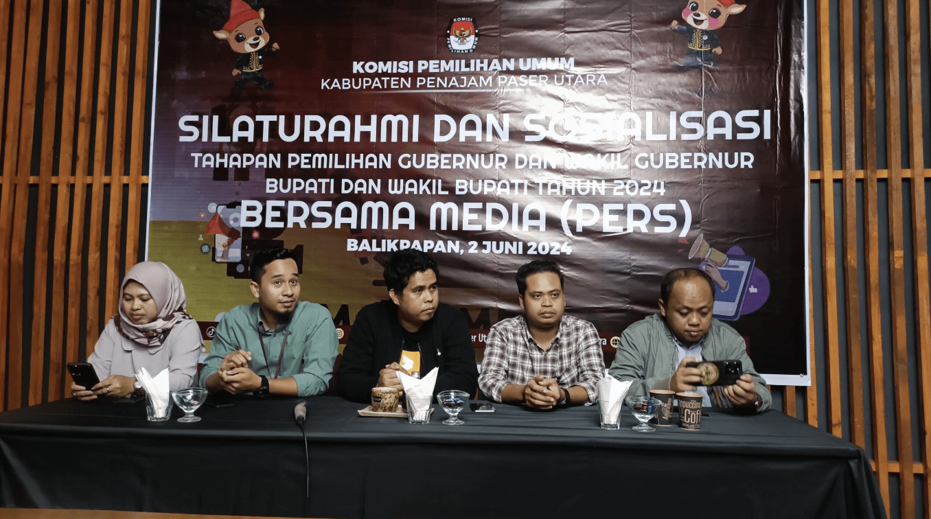 KPU Penajam Paser Utara (PPU) gelar silaturahmi dan sosialisasi tahapan Pilkada 2024. Foto: BorneoFlash.com/Ist