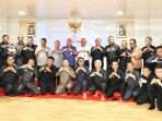Sejumlah pejabat tinggi dan peserta Studi Strategis Dalam Negeri (SSDN) Program Pendidikan Reguler Angkatan (PPRA) LXVII tahun 2024 Lemhannas RI Kunjungi IKN, pada Kamis (13/6/2024). Foto: HO/Humas OIKN