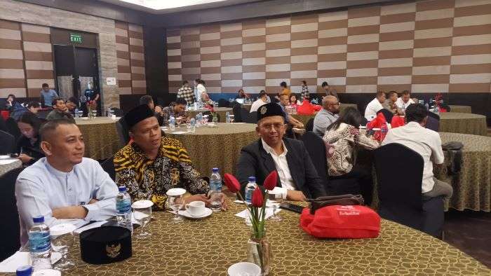 KPU Balikpapan menggelar Sosialisasi dan Rapat Koordinasi Pembentukan TPS Lokasi Khusus, di Swiss Belhotel Balikpapan, pada hari Sabtu (13/7/2024). Foto: BorneoFlash/Niken Sulastri