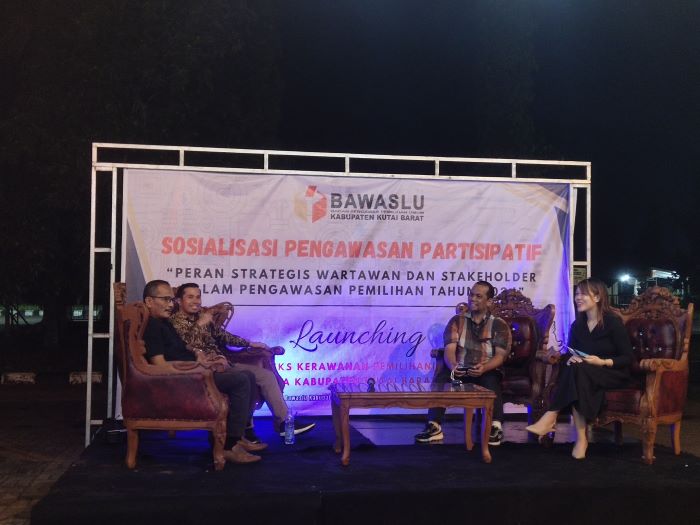 Bawaslu Kubar dan Sosialisasi Launching IKP Pengawasan Partisipatif kepada Stakeholder dan Wartawan