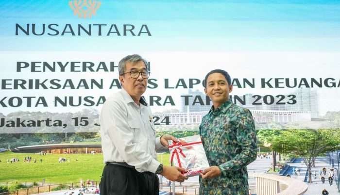 Otorita IKN raih opini Wajar Tanpa Pengecualian (WTP) dari Badan Pemeriksa Keuangan Republik Indonesia (BPK RI). Foto: HO/Humas Otorita IKN