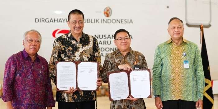 Sinergi dengan Otorita IKN, Garuda Indonesia Tandatangani MoU Menjelang HUT ke-79 RI