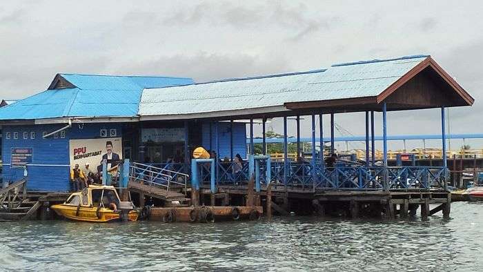 Pelabuhan speedboat dan klotok Penajam. Foto: IST/DiskominfoPPU