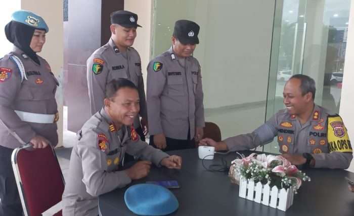 Pelaksanaan Pemeriksaan kesehatan di Polresta Balikpapan, pada hari Senin (22/7/2024). Foto: HO/Humas Polda Kaltim