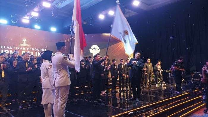 Pelantikan BPC HIPMI Kota Balikpapan periode 2024-2027, digelar di Ballroom Novotel Hotel Balikpapan, pada hari Minggu (21/7/2024). Foto: BorneoFlash/Niken Sulastri
