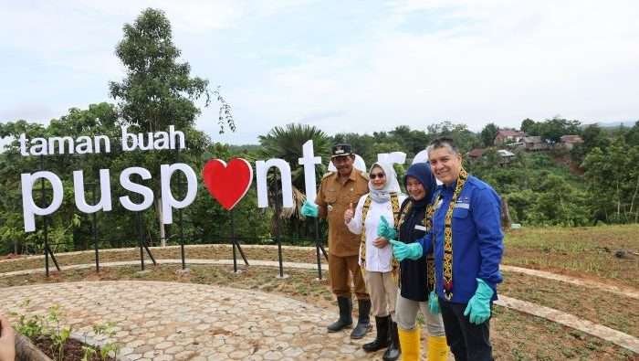 Peluncuran dimulainya pembangunan Taman Buah Puspantara di Suko Mulyo, IKN, pada Senin (8/7/2024). Foto: HO/Humas OIKN