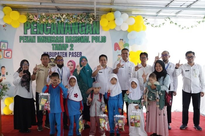 Pemkab Paser Antisipasi Terjadinya KLB Polio, 38.000 Anak Diimunisasi