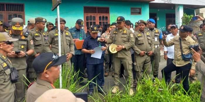 Pemkot Didampingi Pengadilan Negeri dan BPN Lakukan Eksekusi Lahan Pembangunan RS Balbar 