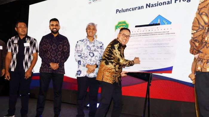 Pj Bupati PPU, Makmur Marbun bersyukur karena di Kalimantan hanya PPU yang ditetapkan menjadi lokasi dampingan program USAID SELARAS di Indonesia ini. Foto: IST/DiskominfoPPU