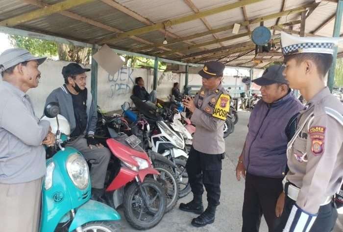 Polres PPU aktif melakukan berbagai upaya dengan cara mengimbau masyarakat Untuk Menyukseskan Pilkada 2024, pada hari Sabtu (27/7/2024). Foto: HO/Humas Polda Kaltim