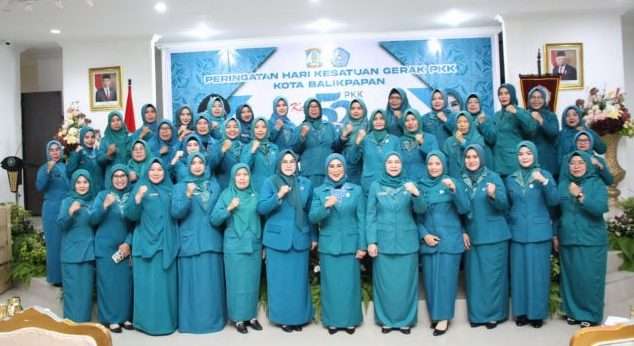 Tim Penggerak Pemberdayaan Kesejahteraan Keluarga (TP-PKK) Kota Balikpapan. Foto: BorneoFlash/Niken Sulastri