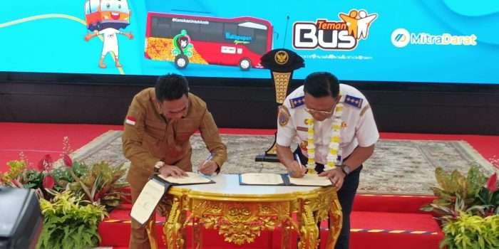 Bus Balikpapan City Trans Skema BTS Hadir di Balikpapan, Wali Kota dan Dirjen Perhubungan Darat Lakukan Penandatangan Nota Kesepakatan 