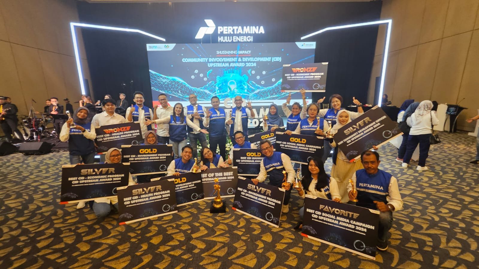 Grup PT Pertamina Hulu Indonesia Raih Best of the Best Ajang CID Upstream Awards 2024, Borong 14 Penghargaan