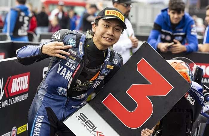 Pebalap Yamaha Wahyu Nugroho. Foto: Dok. Yamaha