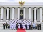 Sebanyak 76 pelajar menjadi anggota Pasukan Pengibar Bendera Pusaka (Paskibraka) Tahun 2024 di Istana Negara, Ibu Kota Nusantara (IKN), Rabu (14/8/2024). Foto: X/ @jokowi