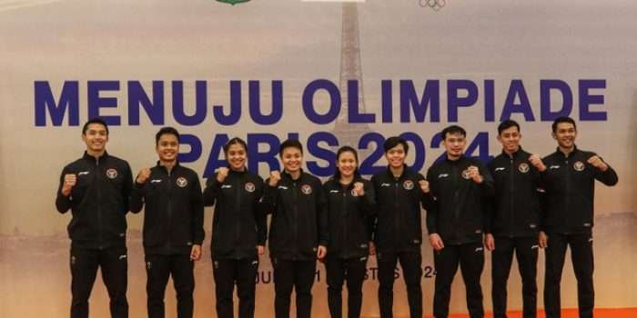Atlet Olimpiade bulu tangkis Indonesia. Foto : BorneoFlash.com/Ist