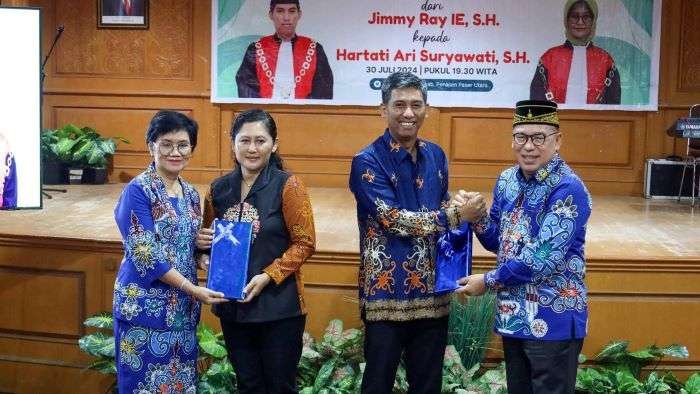 Acara pisah sambut Pimpinan Pengadilan Negeri (PN) Penajam, Selasa (30/7/2024). Foto: IST/DiskominfoPPU