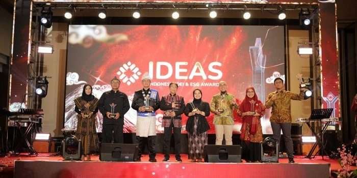 PHI dan PHKT berhasil menyabet dua penghargaan dalam ajang Indonesia Diversity, Equity, Inclusion (DEI) and Environmental, Social & Governance (ESG) Awards atau IDEAS 2024, dalam acara penganugerahan di Malang, Jawa Timur, pada 26 Juli 2024. Foto: HO/PHI