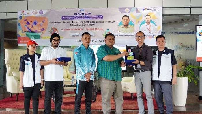PHKT gelar serangkaian kegiatan olahraga bersama dan seminar kesehatan Health Talk bertajuk Sosialisasi TBC, HIV & AIDS serta Bahaya Narkoba (28/6/2024). Foto: HO/PHKT
