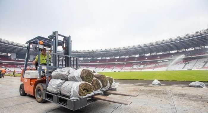 Pengelola kawasan Gelora Bung Karno (GBK) Tengah berupaya secara maksimal untuk meningkatkan kualitas layanan publik berstandar internasional. Foto: HO/pssi.org