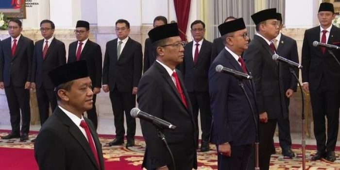 Daftar 7 Posisi Menteri, Wamen, dan Kepala Badan yang Dilantik Jokowi Hari Ini