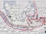 Kawasan gempa Megathrust di Indonesia. BorneoFlash.com/Ist