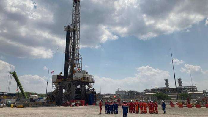 Lapangan Minyak Banyu Urip, Blok Cepu, yang dikelola ExxonMobil Cepu Ltd. Foto : Doc Verda Nano Setiawan