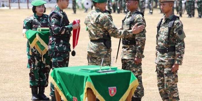 Penutupan Komcad 2024, Pangdam VI/Mlw Bacakan Amanat Menteri Pertahanan 