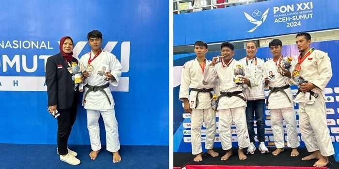 Personel SPN Polda Kaltim, Bripda Judo Arrasy Putra Raih Perunggu di PON XXI Aceh-Sumut